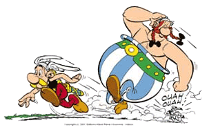 quadrinhos - asterix e obelix