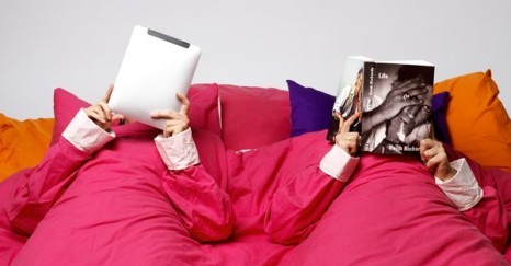 hábitos de leitura - na cama
