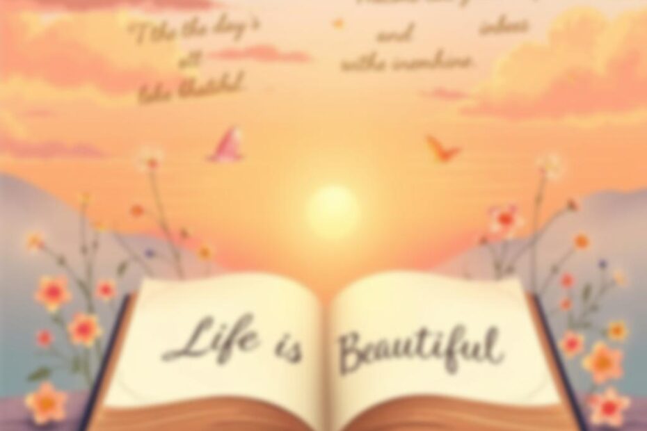 Frases do Livro A Vida é Bela